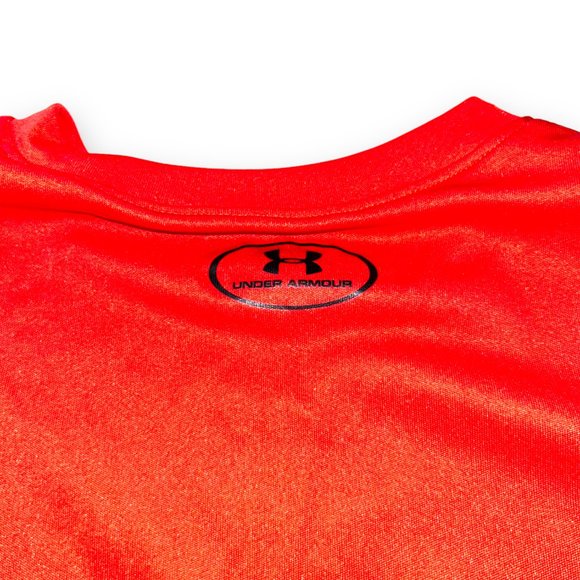 π2/$20π Under Armour Heatgear Kids' Short-sleeve Top, Red, Medium - Picture 4 of 6